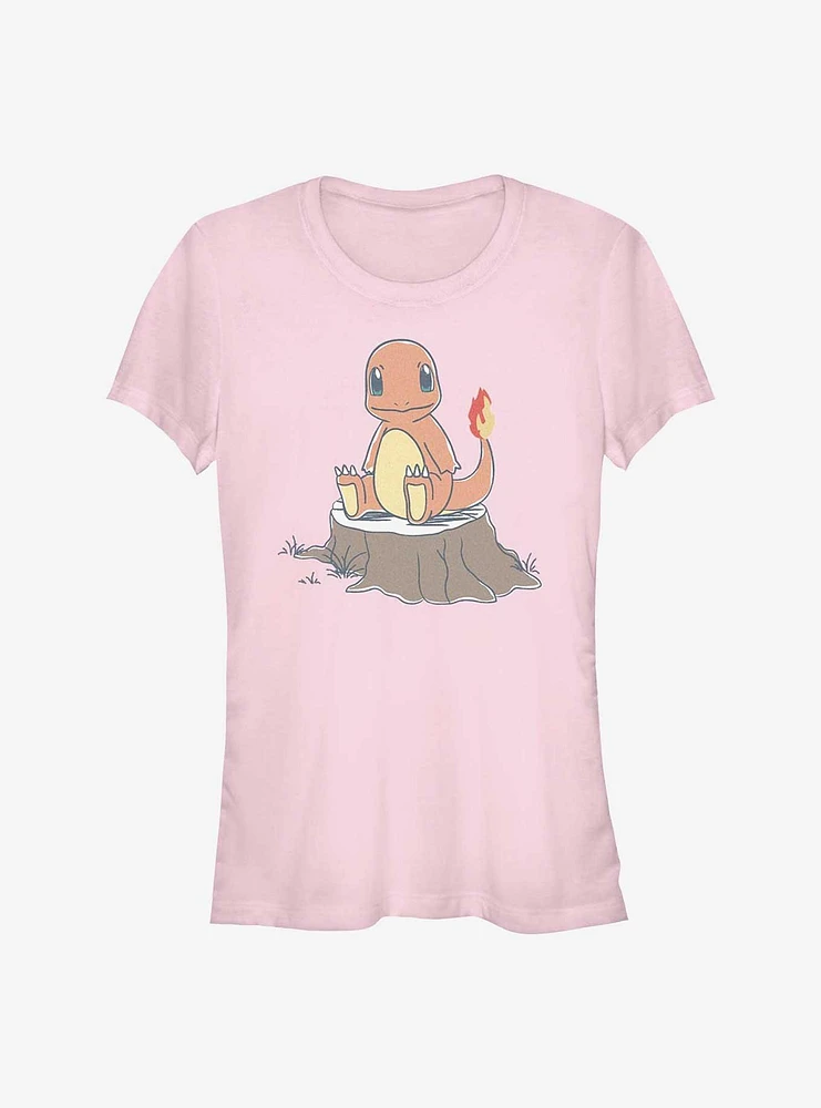 Pokemon Charmander Pose Girls T-Shirt