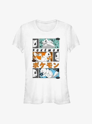 Pokemon Poster Starters Girls T-Shirt