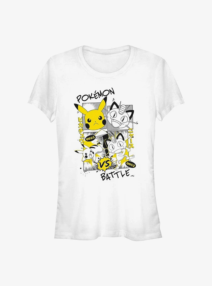 Pokemon Pikachu Meowth Girls T-Shirt