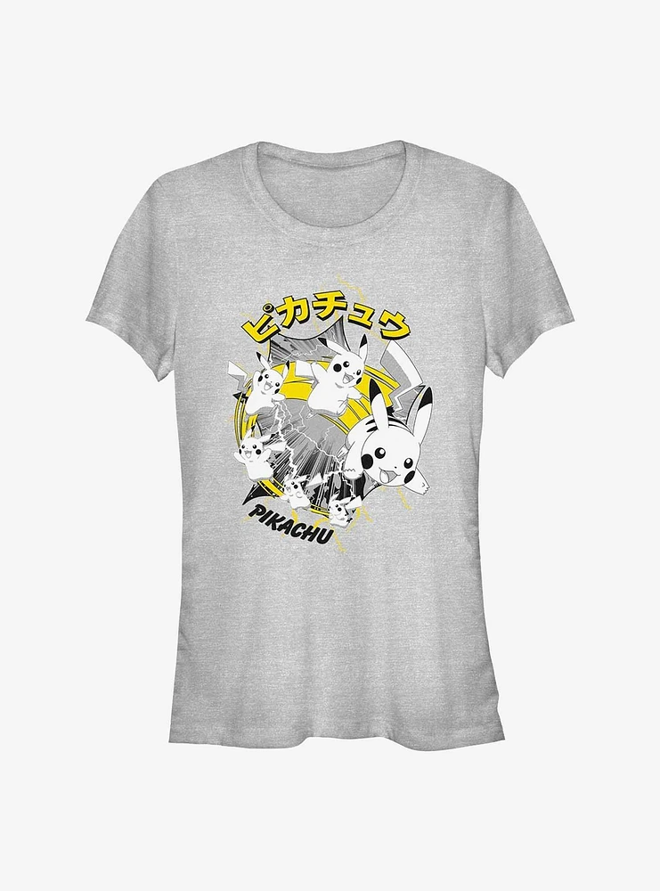 Pokemon Pikachu Speed Flash Girls T-Shirt