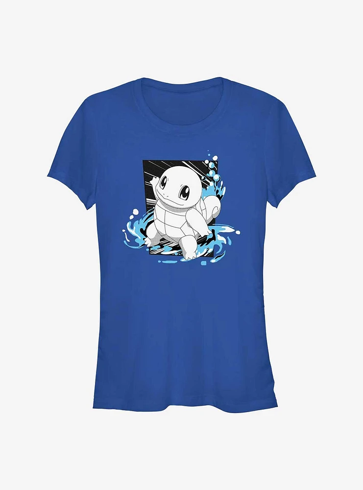 Pokemon Squirtle Splash Girls T-Shirt