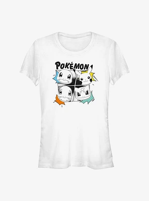 Pokemon Pop Out Heads Girls T-Shirt