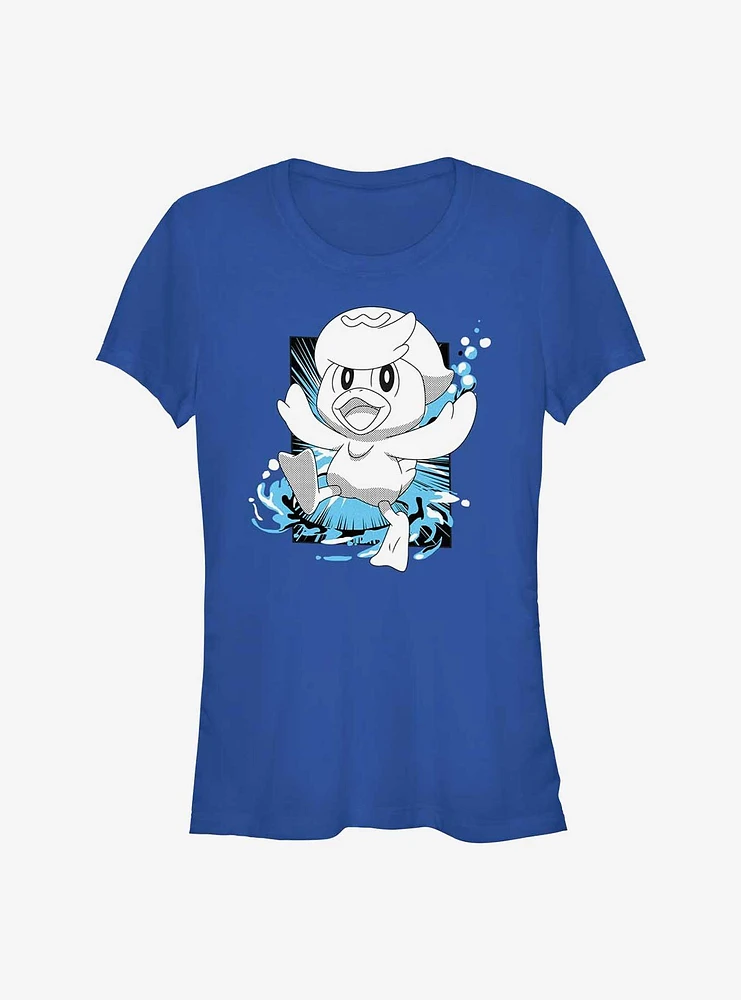 Pokemon Quaxly Manga Style Girls T-Shirt