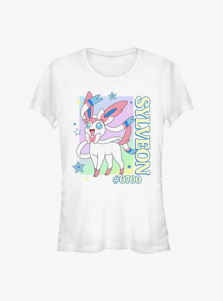 Pokemon Sylveon Heart Lockup Girls T-Shirt