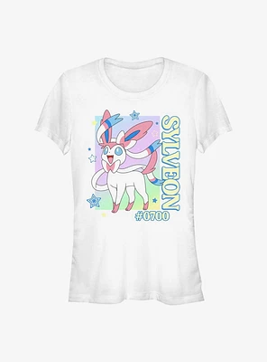 Pokemon Sylveon Heart Lockup Girls T-Shirt