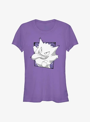 Pokemon Gengar Passing Through Girls T-Shirt