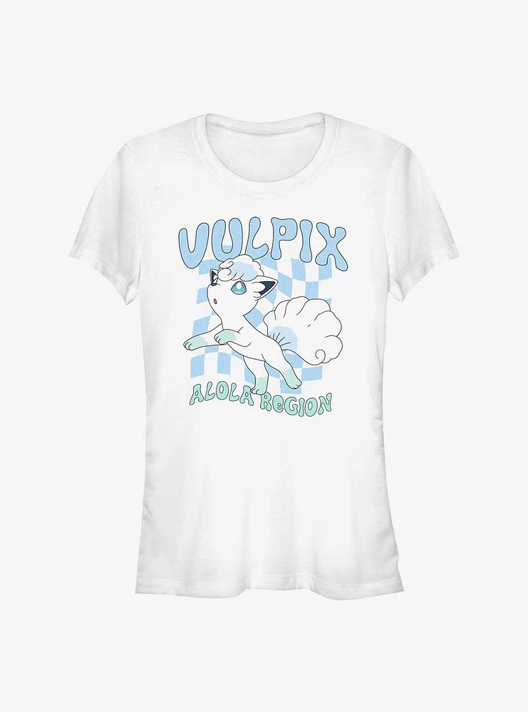 Pokemon Alola Vulpix Ice Girls T-Shirt