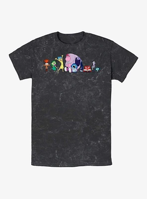 Disney Pixar Inside Out 2 All Emotions Mineral Wash T-Shirt