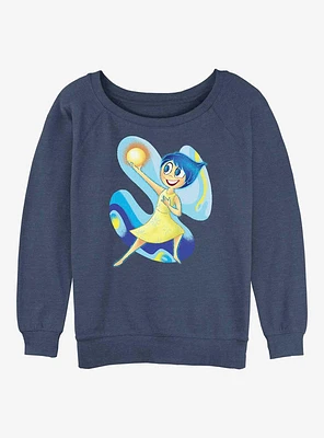 Disney Pixar Inside Out 2 Happy Memories Womens Slouchy Sweatshirt