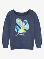 Disney Pixar Inside Out 2 Happy Memories Womens Slouchy Sweatshirt