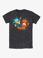 Disney Pixar Inside Out 2 Bursts Of Emotion Mineral Wash T-Shirt