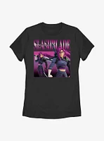 Disney Pixar Inside Out 2 Vintage Slashblade Womens T-Shirt