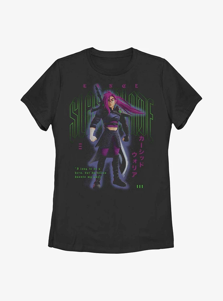 Disney Pixar Inside Out 2 Cursed Warrior Womens T-Shirt