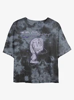 Disney Pixar Inside Out 2 Teen Angst Womens Tie-Dye Crop T-Shirt