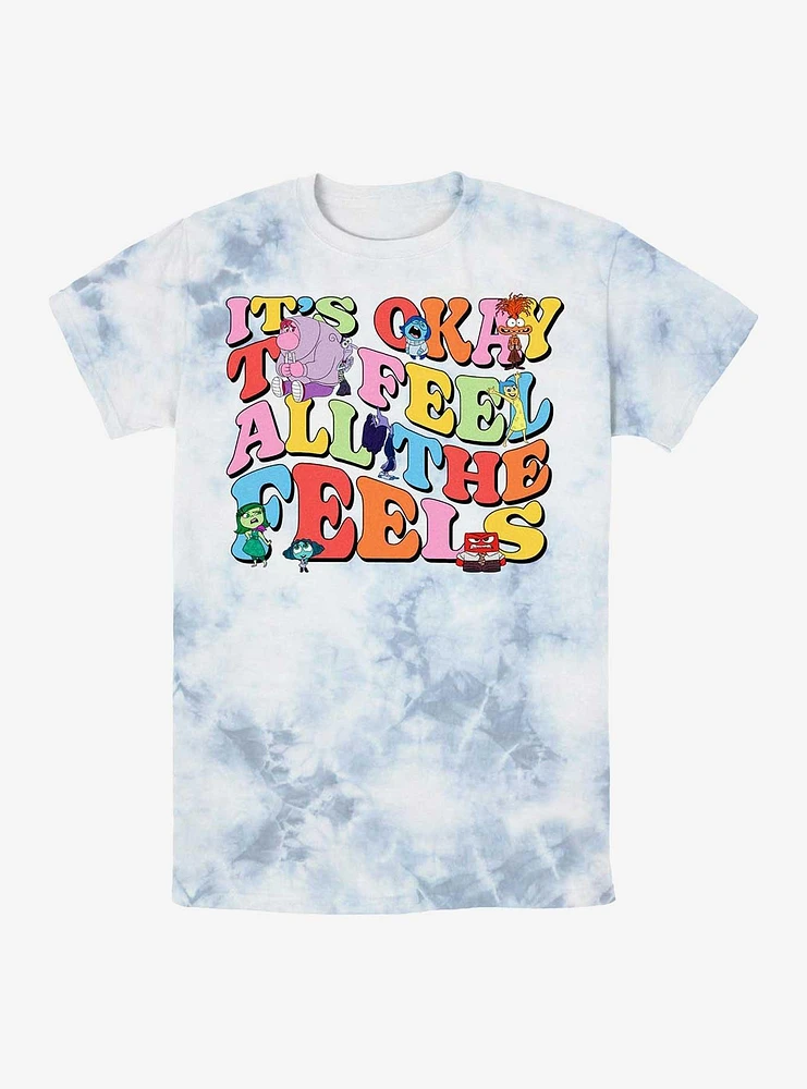 Disney Pixar Inside Out 2 Feel Everything Tie-Dye T-Shirt