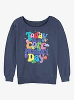 Disney Pixar Inside Out 2 Core Day Womens Slouchy Sweatshirt