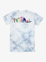 Disney Pixar Inside Out 2 All Emotions Tie-Dye T-Shirt