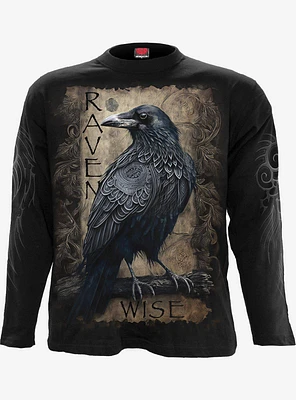 Spiral Raven Wise Long Sleeve T-Shirt