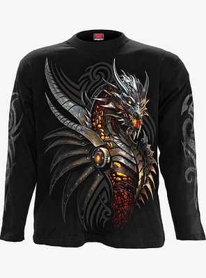 Spiral Razor Back Long Sleeve T-Shirt