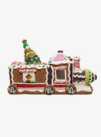 Gingerbread Train With Tree LED Table Piece