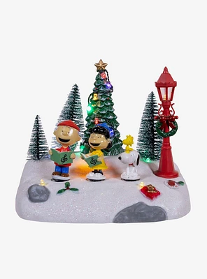 Peanuts Lighted Musical Carolers Table Piece