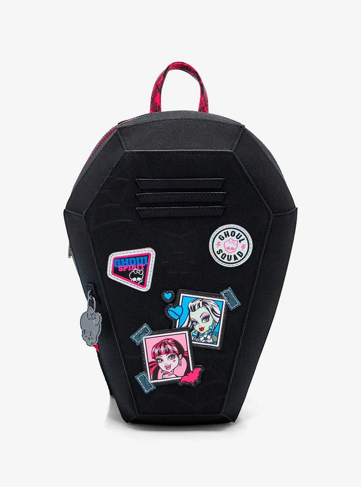 Loungefly Monster High Coffin Locker Figural Mini Backpack