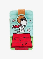 Loungefly Peanuts Snoopy Red Baron Cardholder