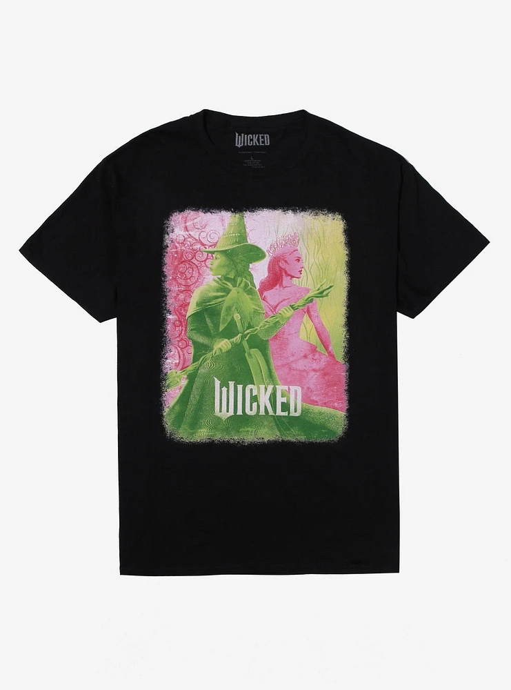 Wicked Elphaba & Glinda Poster T-Shirt