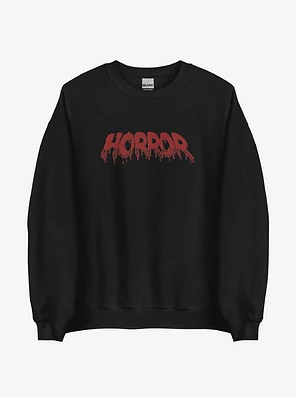 Embroidered Bloody Horror Sweatshirt