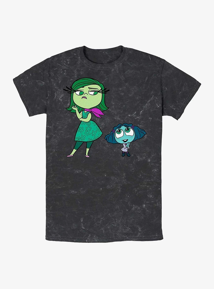 Disney Pixar Inside Out 2 Cute Envy And Disgust Mineral Wash T-Shirt