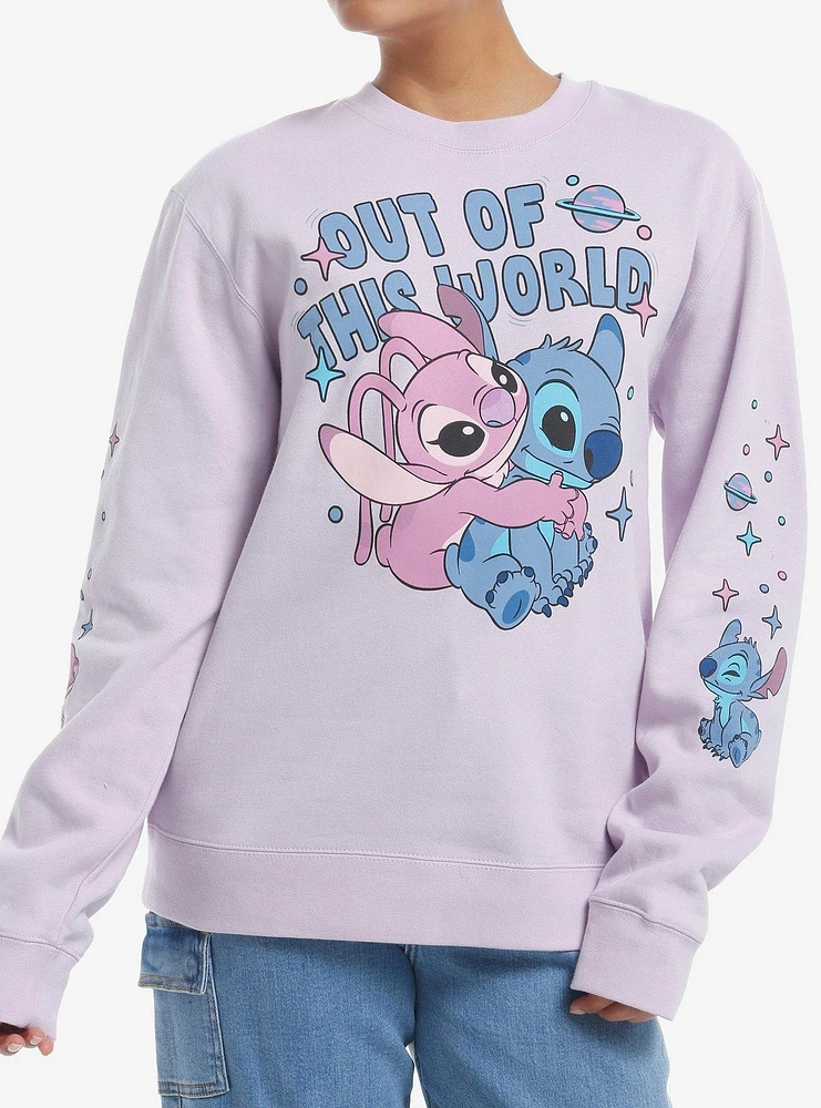 Disney Stitch & Angel Out Of This World Girls Sweatshirt