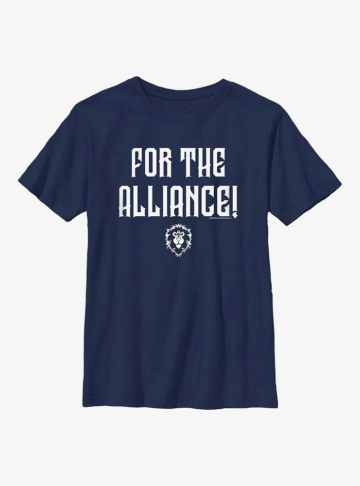 World of Warcraft For The Alliance Youth T-Shirt