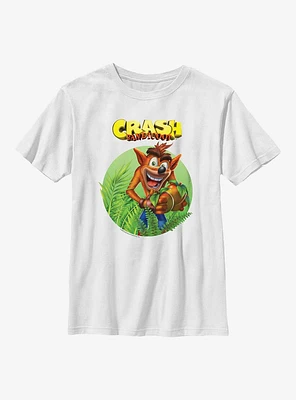 Crash Bandicoot Jungle Badge Youth T-Shirt