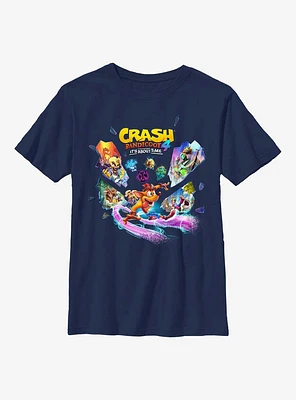 Crash Bandicoot Time Shards Youth T-Shirt