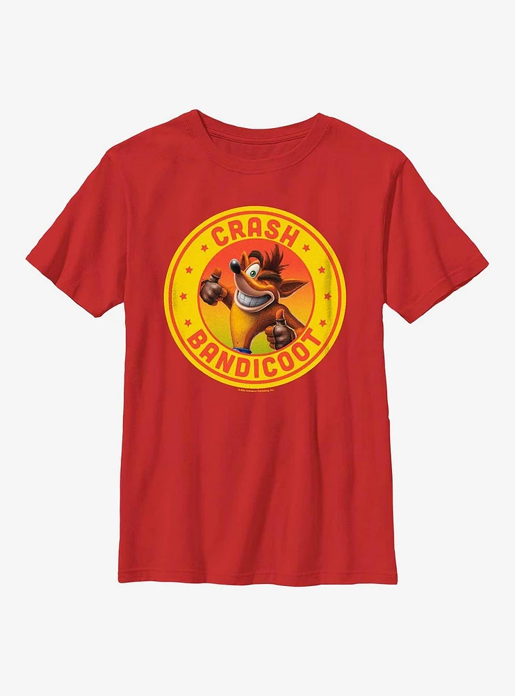 Crash Bandicoot Portrait Youth T-Shirt