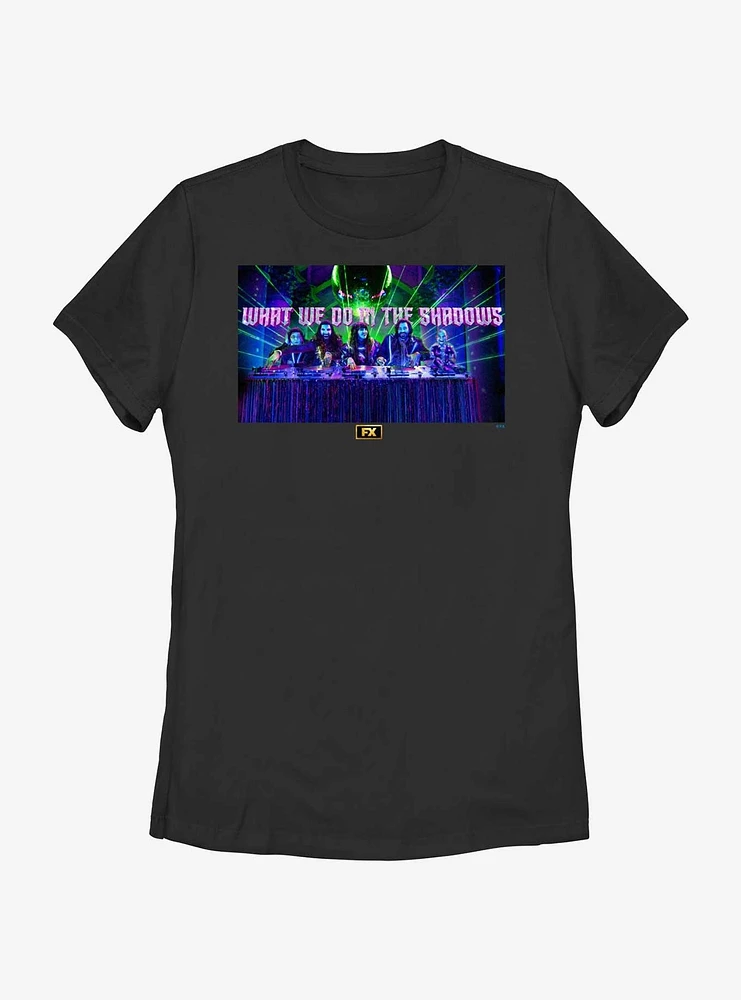 What We Do The Shadows Disco Frame Womens T-Shirt