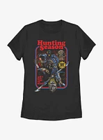 Alien Hunting Season Womens T-Shirt