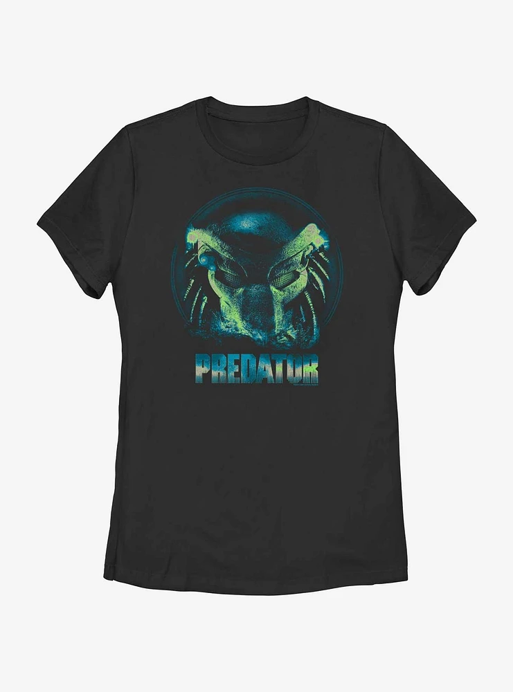 Alien Predator Closeup Womens T-Shirt