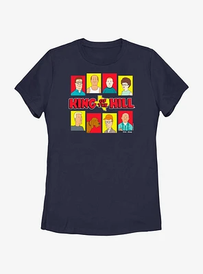 King Of The Hill Portraits Womens T-Shirt