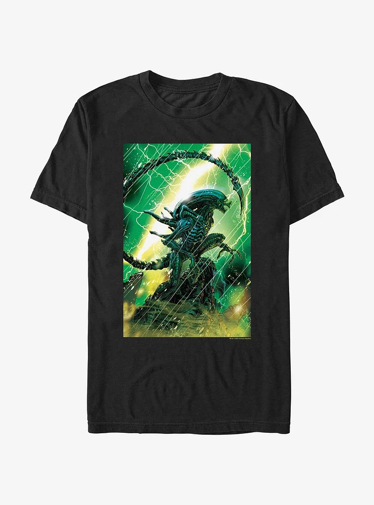 Alien Xenomorph Green Storm T-Shirt