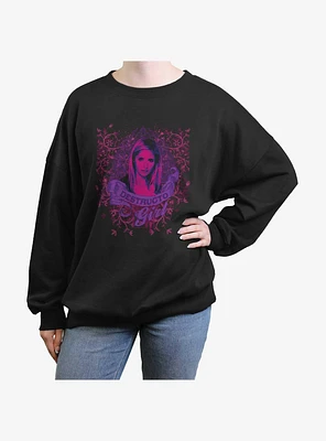 Buffy The Vampire Slayer Destructo Girl Womens Oversized Sweatshirt