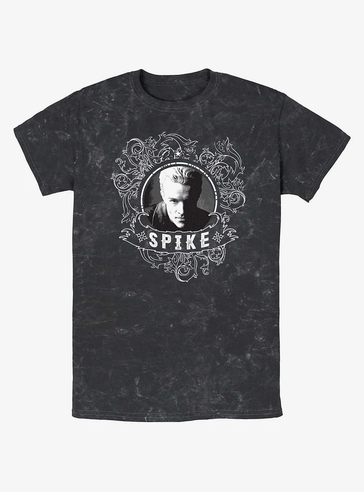 Buffy The Vampire Slayer Spike Bust Mineral Wash T-Shirt