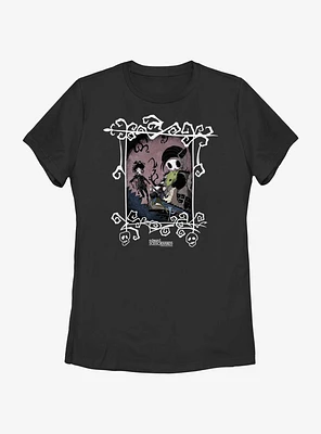 Edward Scissorhands Comic Frame Womens T-Shirt