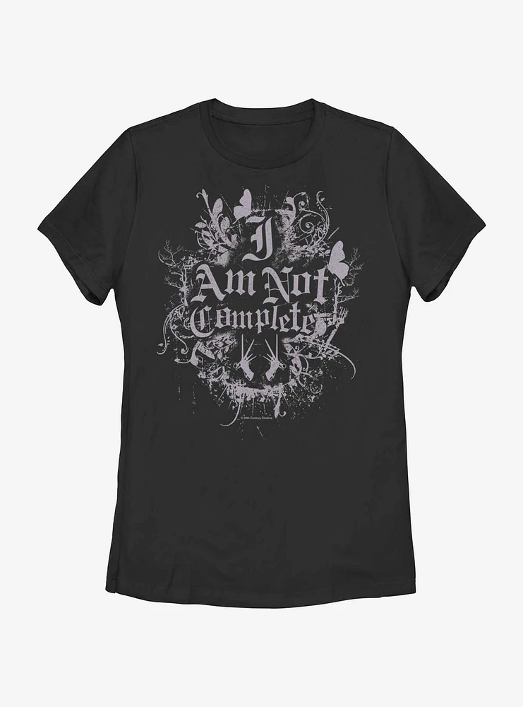 Edward Scissorhands Not Complete Goth Style Womens T-Shirt