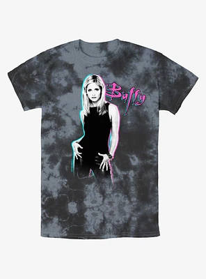 Buffy The Vampire Slayer Retro Tie-Dye T-Shirt