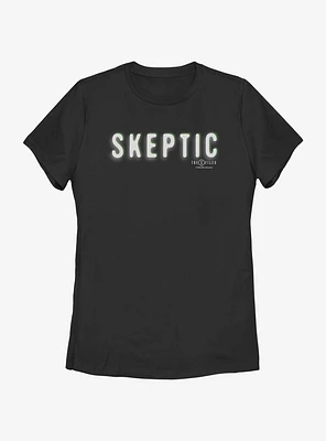 X-Files Skeptic Womens T-Shirt