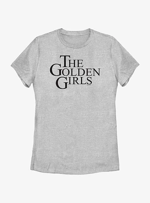 Golden Girls The Logo Serif Womens T-Shirt