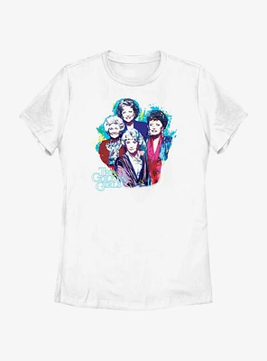 Golden Girls Paint Womens T-Shirt