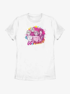 Golden Girls Gg Power Splash Color Womens T-Shirt