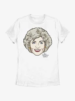 Golden Girls Rose Bigface Womens T-Shirt